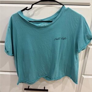 Salt Life Women's Aqua Short Sleeve Tee